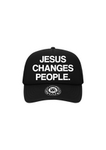 "JESUS CHANGES PEOPLE." Trucker Hat