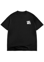 "HIS IMG" Black Logo Tee