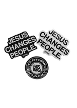"JESUS CHANGES PEOPLE." Sticker Pack