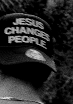 "JESUS CHANGES PEOPLE." Trucker Hat