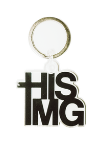 "HIS IMG" Keychain