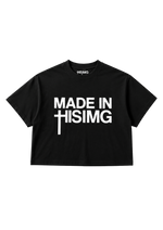 "MADE IN HIS IMG" BLK Tee