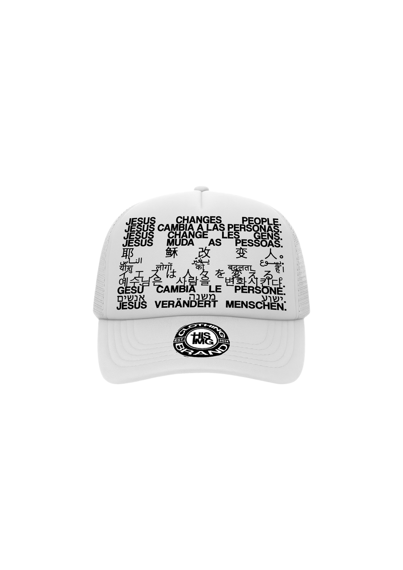 "JESUS CHANGES PEOPLE." International Hat
